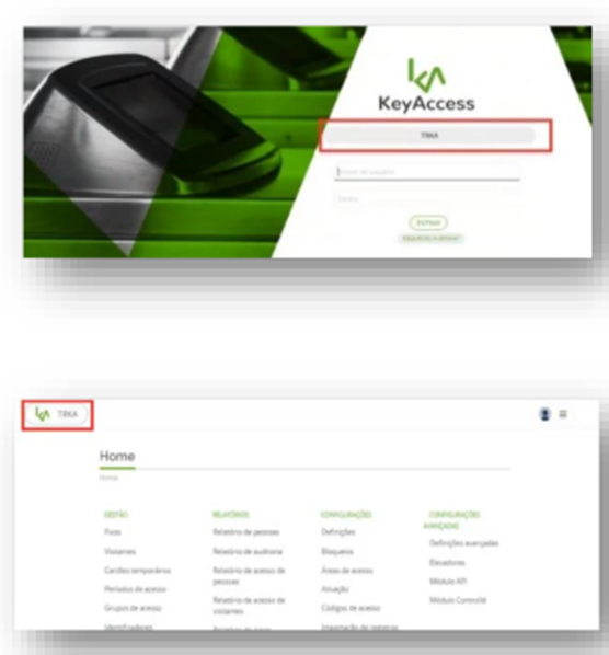 Como realizo a instalação do software Keyaccess Server?